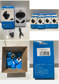 BOX OF E7S TRUE WIRELESS HEADSET WITH BLUETOOTH 5.3