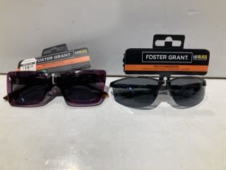 BOX OF SUNGLASSES TO INCLUDE FOREST GRANT POLYCARBONATE SUNGLASSES WITH UVA-UVB LENS PROTECTION