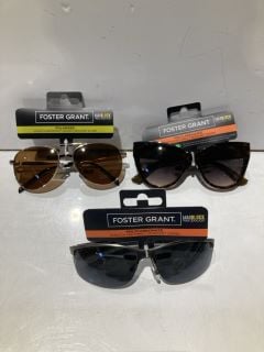 BOX OF SUNGLASSES TO INCLUDE FOREST GRANT POLARISED SUNGLASSES WITH UVA-UVB LENS PROTECTION