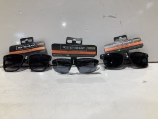 BOX OF SUNGLASSES TO INCLUDE FOREST GRANT POLARISED SUNGLASSES WITH UVA-UVB LENS PROTECTION