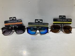 BOX OF SUNGLASSES TO INCLUDE FOREST GRANT POLYCARBONATE SUNGLASSES WITH UVA-UVB LENS PROTECTION