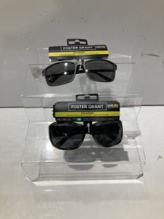 BOX OF SUNGLASSES TO INCLUDE FOREST GRANT POLYCARBONATE SUNGLASSES WITH UVA-UVB LENS PROTECTION