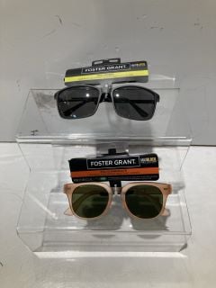 BOX OF SUNGLASSES TO INCLUDE FOREST GRANT POLYCARBONATE SUNGLASSES WITH UVA-UVB LENS PROTECTION