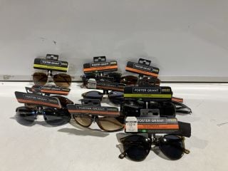 BOX OF SUNGLASSES TO INCLUDE FOREST GRANT POLARISED SUNGLASSES WITH UVA-UVB LENS PROTECTION