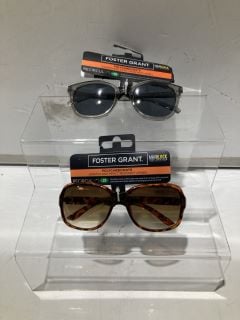 BOX OF SUNGLASSES TO INCLUDE FOREST GRANT POLARISED SUNGLASSES WITH UVA-UVB LENS PROTECTION