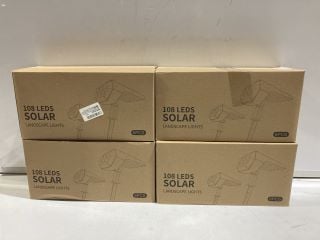 BOX OF 108 LEDS SOLAR LANDSCAPE LIGHTS