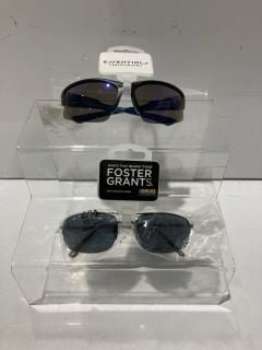 BOX OF SUNGLASSES TO INCLUDE FOREST GRANT POLARISED SUNGLASSES WITH UVA-UVB LENS PROTECTION