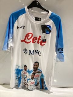 SSC NAPOLI FACE GAME JESUS MATCH SHIRT 2022/2023 SIZE XXL