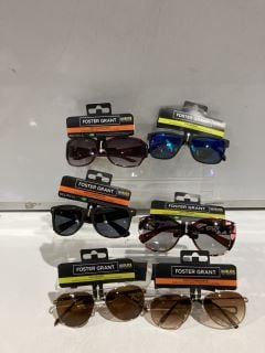 BOX OF SUNGLASSES TO INCLUDE FOREST GRANT POLARISED SUNGLASSES WITH UVA-UVB LENS PROTECTION