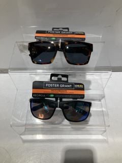 BOX OF SUNGLASSES TO INCLUDE FOREST GRANT POLARISED SUNGLASSES WITH UVA-UVB LENS PROTECTION