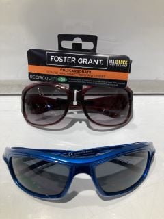 BOX OF SUNGLASSES TO INCLUDE FOREST GRANT POLARISED SUNGLASSES WITH UVA-UVB LENS PROTECTION