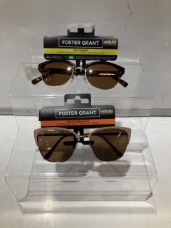 BOX OF SUNGLASSES TO INCLUDE FOREST GRANT POLARISED SUNGLASSES WITH UVA-UVB LENS PROTECTION