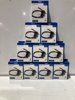 BOX OF HAMA PC OFFICE HEADSET HS - P150