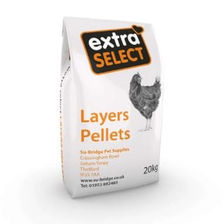 EXTRA SELECT LAYERS PELLETS CHICKEN FEED RRP PER BAG £16.89