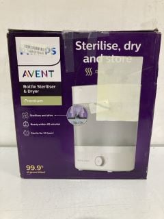 PHILIPS AVENT BOTTLE STERILIZER & DRYER PREMIUM RRP £105