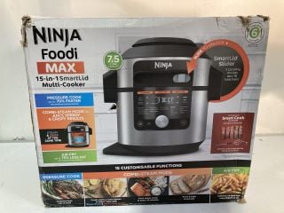 NINJA FOODI MAX 15 IN 1 SMART LID 7.5L MULTI COOKER AIR FRYER RRP £320