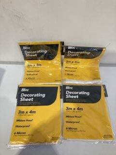 BOX OF BLOC DECORATING SHEETS 3M X 4M