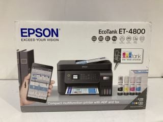 EPSON ECOTANK ET 4800 ALL IN 1 WIRELESS INKJET PRINTER RRP £289.99