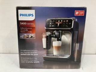 PHILIPS 5400 SERIES BEAN TO CUP LATTE COFFEE MACHINE RRP £620