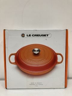 LE CREUSET SIGNATURE SHALLOW CASSEROLE 22CM RRP £149