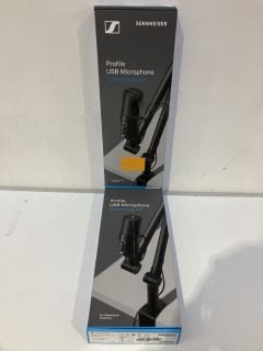 2 X SENNHEISER PROFILE USB MICROPHONE STREAMING SET RRP £319