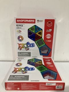 BOX TO INCLUDE MAGFORMERS 62PCS INTELLIGENT MAGNETIC CONSTRUCTION SET FOR BRAIN DEVELOPMENT