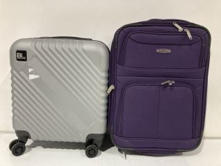 MINI GREY BL GREY SUITCASE, ARIANA PURPLE SMALL SUITCASE