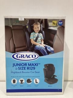 GRACO BOOSTER MAX R129 ISOFIX HIGHBACK BOOSTER SEAT RRP £40