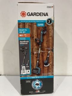 GARDENA CORDLESS MULTI CLEANER AQUA BRUSH BATTERY POWERED RRP £220