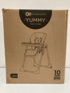 KINDERKRAFT YUMMY HIGH CHAIR RRP £64.90