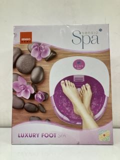 ITEMS TO INCLUDE LUXURY FOOT SPA, MIA & COCO FOOT SPA MASSAGER