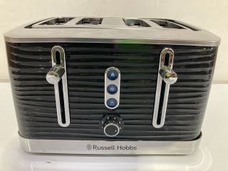 RUSSELL HOBBS INSPIRE BLACK 4 SLICE TOASTER RRP £57.99