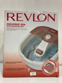 REVLON PEDIPREP SPA WITH PEDICURE SET RRP £34.99