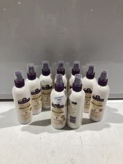 BOX OF AUSSIE MIRACLE RECHARGE SHINE LIGHTWEIGHT CONDITIONING SPRAY