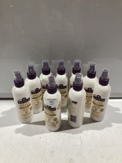 BOX OF AUSSIE MIRACLE RECHARGE SHINE LIGHTWEIGHT CONDITIONING SPRAY