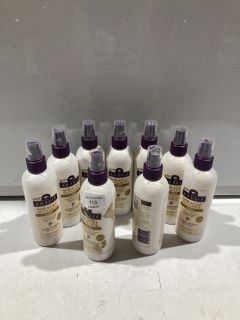 BOX OF AUSSIE MIRACLE RECHARGE SHINE LIGHTWEIGHT CONDITIONING SPRAY