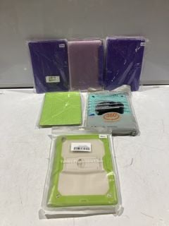 BOX OF ITEMS TO INCLUDE GREEN IPAD CASE 7TH GEN