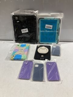 BOX OF ITEMS TO INCLUDE 360 ROTATION TABLET CASE