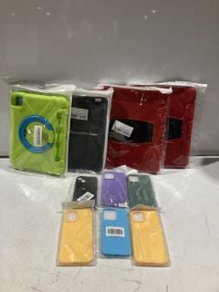 BOX OF ITEMS TO INCLUDE TABLET CASES 360 PROTECTION