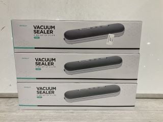 3 X ITEMS TO INCLUDE VACUUM SEALER A BELIEF OF X-LIFE