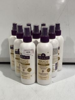 BOX OF AUSSIE MIRACLE RECHARGE SHINE LIGHTWEIGHT CONDITIONING SPRAY