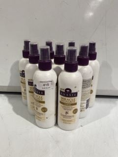 BOX OF AUSSIE MIRACLE RECHARGE SHINE LIGHTWEIGHT CONDITIONING SPRAY