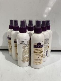 BOX OF AUSSIE MIRACLE RECHARGE SHINE LIGHTWEIGHT CONDITIONING SPRAY