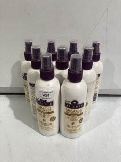 BOX OF AUSSIE MIRACLE RECHARGE SHINE LIGHTWEIGHT CONDITIONING SPRAY