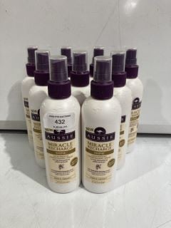 BOX OF AUSSIE MIRACLE RECHARGE SHINE LIGHTWEIGHT CONDITIONING SPRAY