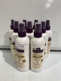 BOX OF AUSSIE MIRACLE RECHARGE SHINE LIGHTWEIGHT CONDITIONING SPRAY