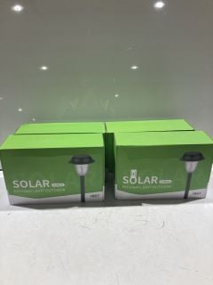 4 X ITEMS TO INCLUDE SOLAR PATHWAY LIGHT OUTDOOR 8 PACK