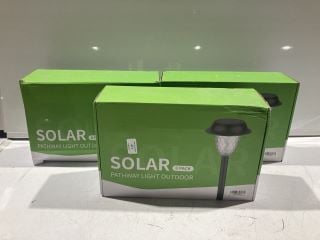 3 X ITEMS TO INCLUDE SOLAR PATHWAY LIGHT OUTDOOR 8 PACK