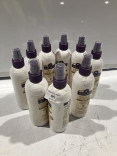 BOX OF AUSSIE MIRACLE RECHARGE SHINE LIGHTWEIGHT CONDITIONING SPRAY