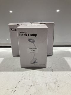 3 X ITEMS TO INCLUDE OUSFOT DESK LAMP